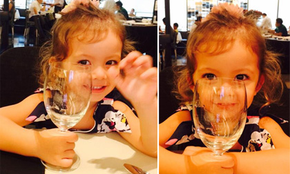 Con gái Hồng Nhung tươi rói và cực xinh xắn