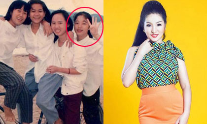 Thúy Nga khoe ảnh thời học sinh nhí nhảnh và nghịch ngợm