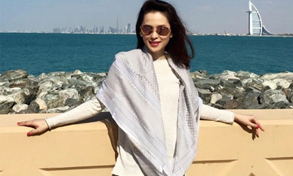 Á hậu Thái Như Ngọc khoe ảnh du xuân ở DuBai cực xinh
