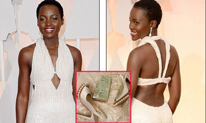 Sao Oscar Lupita Nyong'o bị trộm váy ngọc trai hơn 3 tỷ đồng
