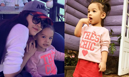 Con gái Phạm Quỳnh Anh cực yêu trong chuyến du lịch đầu năm