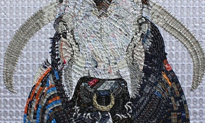 Cô gái biến hóa mác quần áo thành tác phẩm nghệ thuật