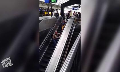 'Tập thể dục' với thang cuốn