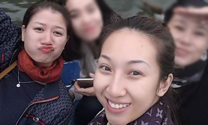 Trang Trần vui vẻ đi chùa cầu an sau biến cố