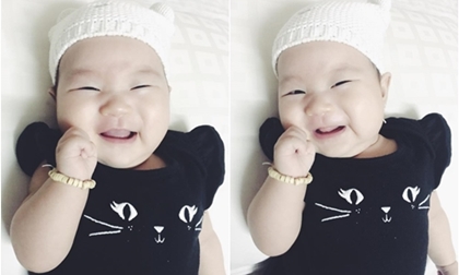 Con gái Lý Hải 'cười không thấy Tổ quốc' cực yêu