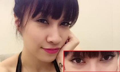 Pha Lê lộ đôi mắt thâm quầng dù trang điểm kĩ càng