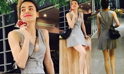 Hà Hồ khoe chân nuột nà đẹp từ mọi góc độ