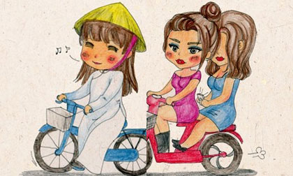 Sự khác biệt giữa con gái xưa và nay