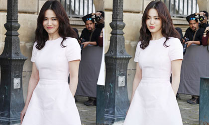 Song Hye Kyo diện váy trẻ trung và nữ tính tại sự kiện
