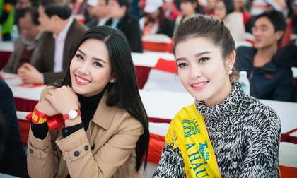 Á hậu Huyền My sánh vai Nguyễn Thị Loan làm đại sứ Lễ hội Xuân Hồng 2015