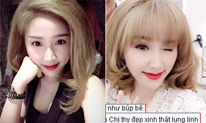 Bảo Thy khoe tóc mới xinh đẹp như búp bê