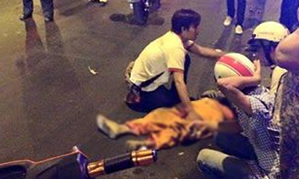 Phẫn nộ thanh niên đâm nữ lao công bất tỉnh rồi rồ ga bỏ chạy