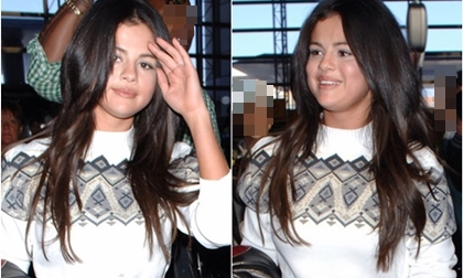 Selena Gomez lộ cằm ngấn mỡ, thân hình 'phì nhiêu'