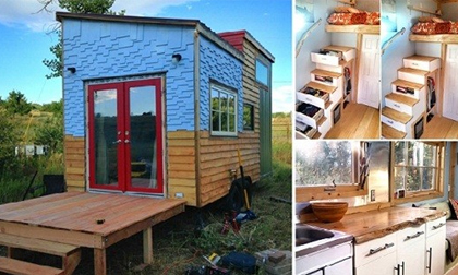 Giải pháp lưu trữ đẹp và tiện ích cho nhà chật