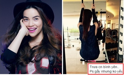 Hà Hồ khẳng định bản thân 'gầy nhưng không yếu'
