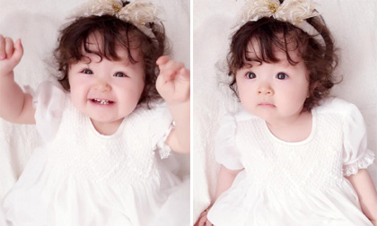 Bé Cadie xinh xắn và dễ thương như công chúa