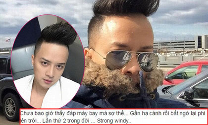 Cao Thái Sơn hốt hoảng vì gặp sự cố trên máy bay