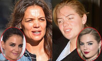 Sao Hollywood mặt 'tàn tạ' khi không trang điểm