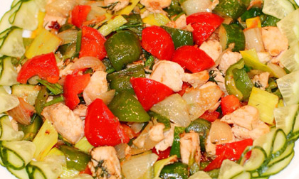 Cá hồi lúc lắc thơm ngon, lạ miệng