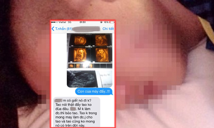 Làm bạn gái có bầu rồi nhắn tin dọa giết cả mẹ lẫn con