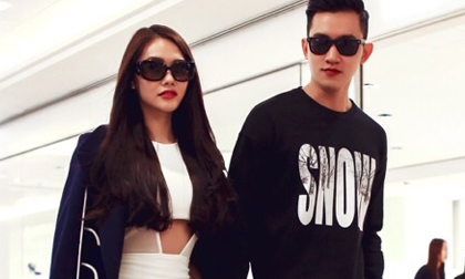 Linh Chi - Võ Cảnh sánh đôi sang Hàn nhận giải