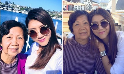 Ngọc Quyên đưa mẹ tham quan nhiều nơi sau 1 năm không gặp
