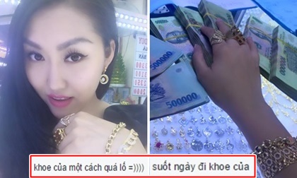Phi Thanh Vân bị chỉ trích vì 'khoe' chồng tặng vàng đeo 'trĩu tay'