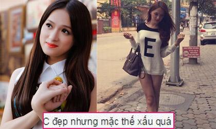 Hương Giang Idol bị chê xấu khi diện mốt áo không quần