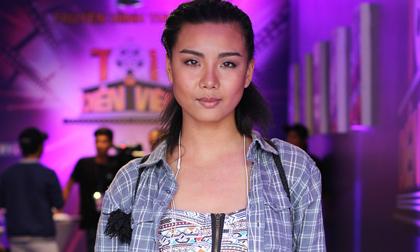 Lại Thanh Hương ăn diện bụi bặm đi thi diễn viên