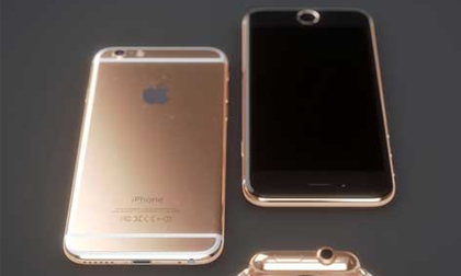 Chiêm ngưỡng iPhone màu vàng-hồng độc nhất vô nhị