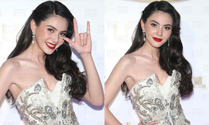 Mai Davika khoe vai trần nuột nà với váy quây