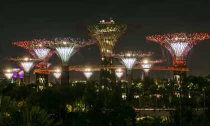 Dạo quanh Đảo quốc sư tử Singapore qua video time-lapse