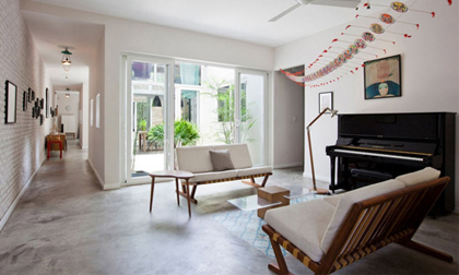 Nhà ống Bình Dương 'bắt chước' nhà truyền thống Hà Nội