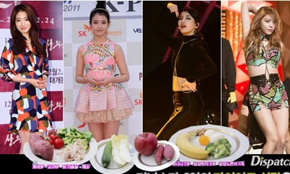 Chế độ ăn uống cải thiện vóc dáng của mỹ nhân Hàn