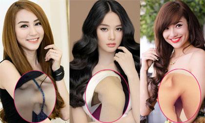 Mỹ nhân Việt xấu xí khi lộ vai, nách 'kinh dị'