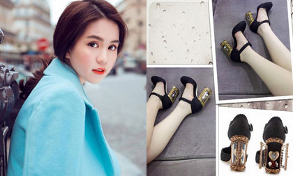 Ngọc Trinh khoe giày hàng hiệu tinh xảo khiến fans xuýt xoa