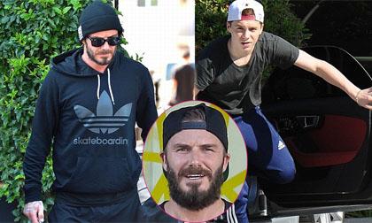 Beckham già nua khi đi tập thể dục cùng con trai cả