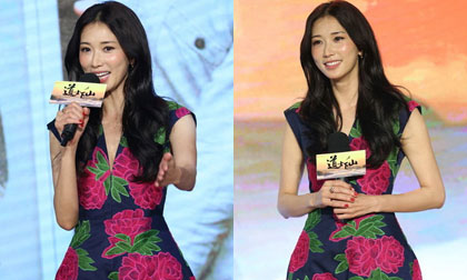 Lâm Chí Linh trẻ trung, xinh xắn với váy hoa