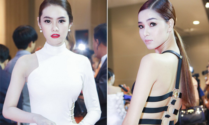 Linh Chi - Kỳ Hân nổi bật trên thảm đỏ Thái Lan