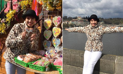 Pha Lê rạng rỡ đi 'du hí' châu Âu