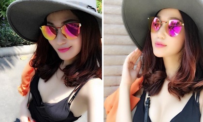 Khánh My bị chê với kiểu selfie 'ngàn năm như một'