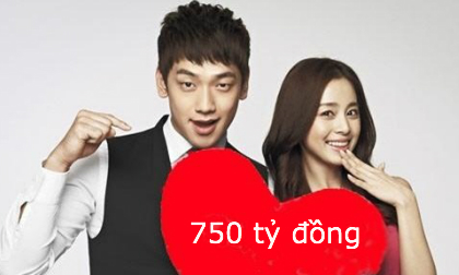 Bi Rain và Kim Tae Hee có tổng tài sản đánh bật mọi cặp nghệ sĩ