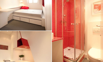 Ngất ngây với thiết kế tinh tế của căn hộ vỏn vẹn 16m²