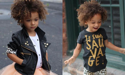 Mẫu nhí London Scout khoe gu thời trang cực chất