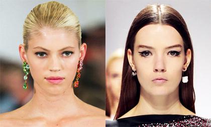 Xu hướng đeo khuyên tai bất đối xứng lên ngôi năm 2015