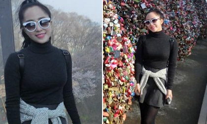 Quỳnh Nga khoe dáng gợi cảm ở Hàn Quốc