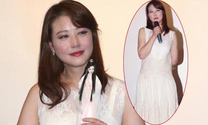 Châu Hải My lộ thân hình béo tròn với váy ren diêm dúa