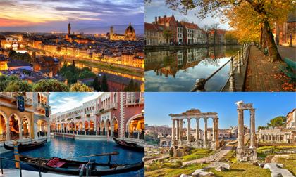 Top 10 thành phố đẹp nhất thế giới