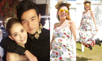 Vợ Châu Kiệt Luân bầu  4 tháng vẫn nhảy cao khiến fans thót tim