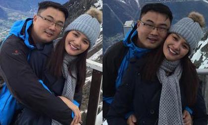 Vợ chồng HH Hương Giang 'trốn con' đi du lịch Thụy Sĩ